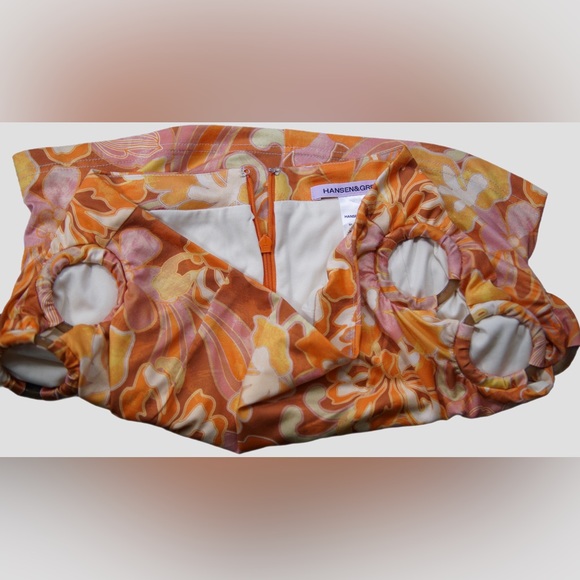 Hansen & Gretel Keisha Mini Skirt in Sunset Swirl XS - Picture 4 of 10